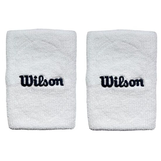 U Wide Terry Wristbands Br White/Navy OS