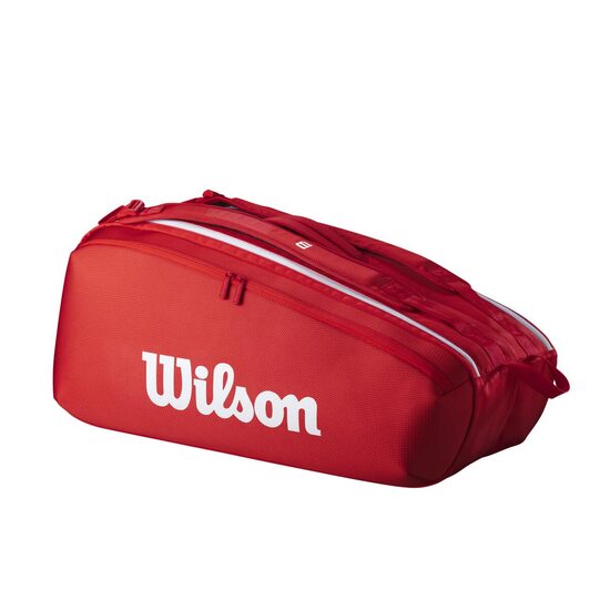 Geanta tenis Wilson SUPER TOUR RED 9PK 2025