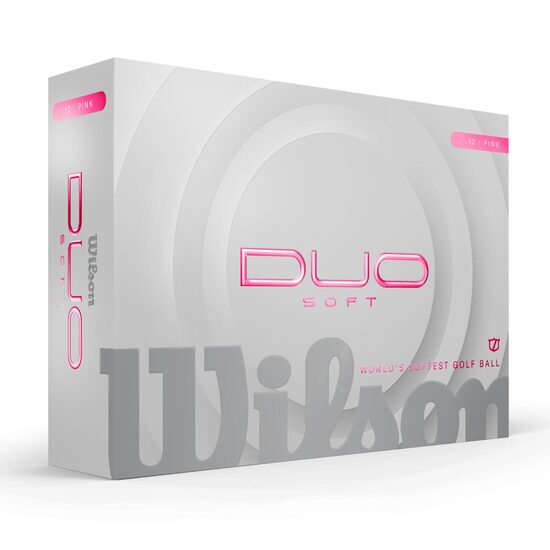 DUO SOFT GOLF BALL PINK 12-BALL