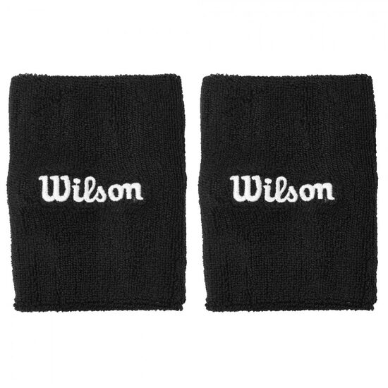 U WIDE TERRY WRISTBANDS BLACK OS