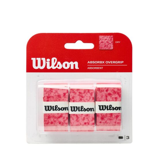 ABSORBX OVERGRIP 3 PACK Red
