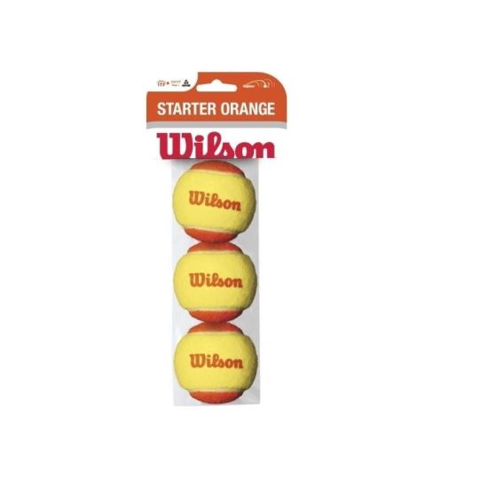 Set mingi tenis Wilson Starter Orange, 3 bucati