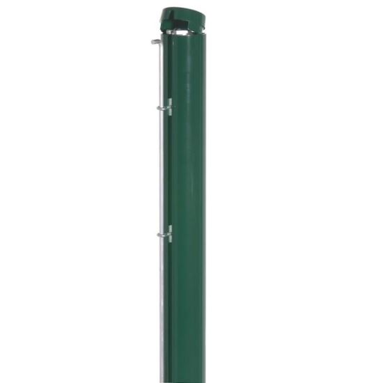Stalp fileu tenis rotund din aluminiu, verde