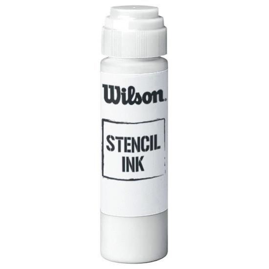 Sablon de cerneala Wilson pentru rachete tenis, alb