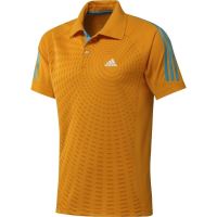 Tricou polo Adidas Atake, barbati, portocaliu
