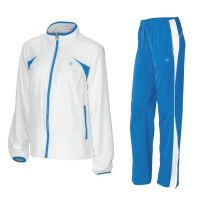 Trening Wilson Junior Stretch Woven Warm-UP, copii, Alb/Albastru