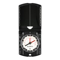 Busola cu oglinda Suunto MCB Mirror Nord, cm, grade