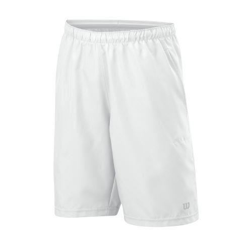 Pantalon scurt Wilson Rush 8 Woven, juniori, alb