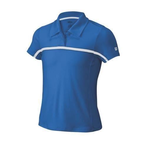 Tricou polo Wilson Team, pentru fete, albastru