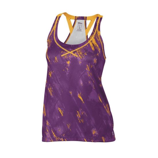 Maiou Wilson Painted Print Mesh, femei, violet