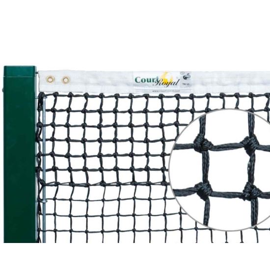 Fileu tenis Court Royal TN 55, cu 7 randuri duble, grosime 3.5mm, negru 