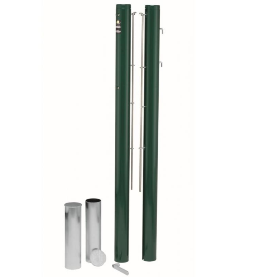 Stalpi tenis pentru fileu Post Royal, diamentru 83 rotund, verde