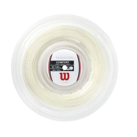 Rola racordaj Wilson Sensation Comfort, 16, 200M, alb