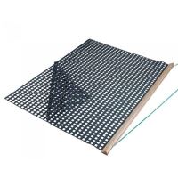 Plasa nivelat zgura Wooden Drag Net cu lemn, varianta 2, 2 straturi