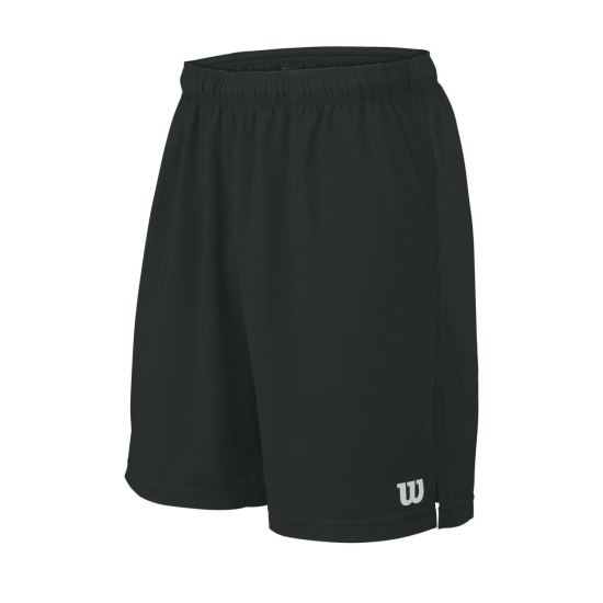 Pantaloni scurti Wilson Woven Rush 9", barbati, Negru