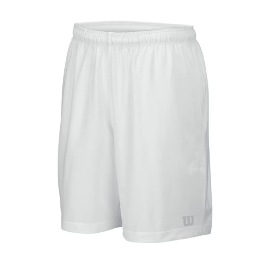 Pantaloni scurti Wilson Core Knit 7", juniori, alb