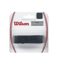 Grip din piele Wilson PREMIUM Leather, negru