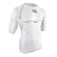 Tricou Compressport Racket SS, barbati, alb