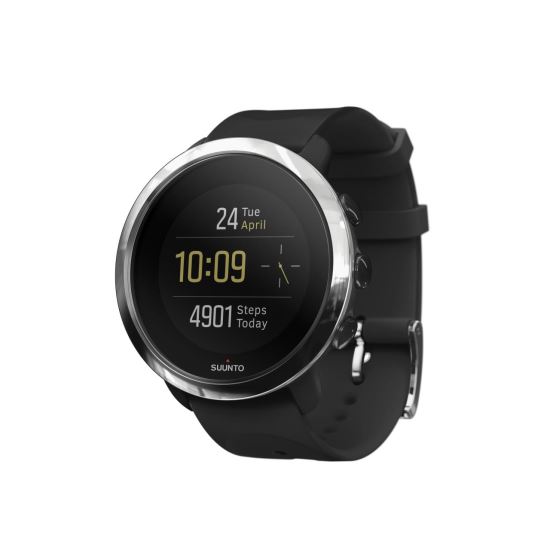 Ceas sport Suunto 3 Fitness, negru/argintiu