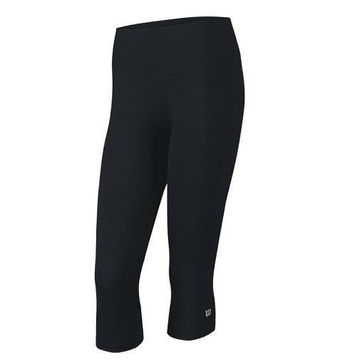 Colanti sport Wilson Rush Capri II, femei, negru
