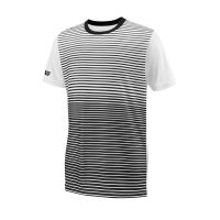 Tricou Wilson Team Crew, baieti, negru alb