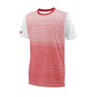 Tricou Wilson Team Crew, baieti, rosu alb