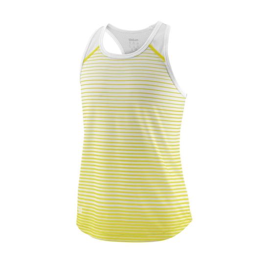 Maiou fete Wilson Team Crew Striped, alb/galben