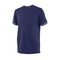 Tricou Wilson Team Solid Crew, baieti, albastru