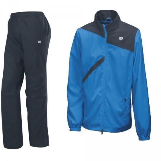 Trening Wilson Woven Warm Up, copii, albastru/negru