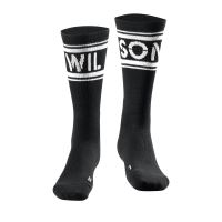 Sosete lungi Wilson Since 1914 Crew, barbati, negru