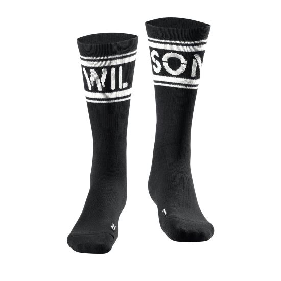 Sosete lungi Wilson Since 1914 Crew, barbati, negru