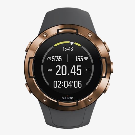 Ceas sport Suunto 5 G1, graphite copper, unisex, gri/cupru