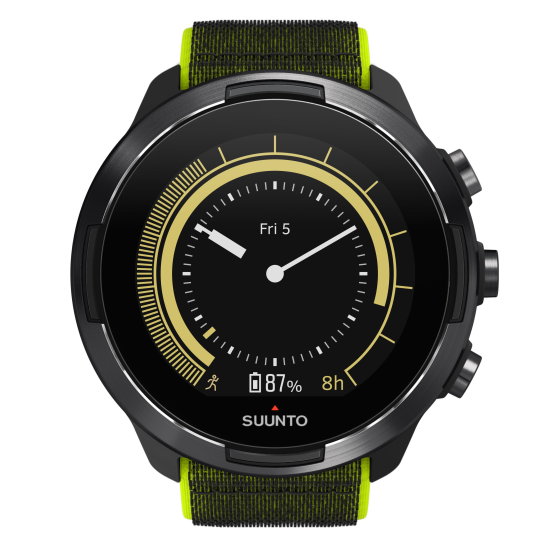 Ceas Suunto 9 G1 Baro LIme, unisex, negru