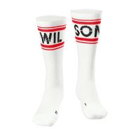 Sosete lungi Wilson Since 1914 Crew, barbati, alb