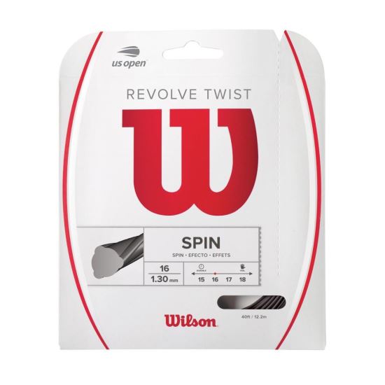 Racordaj Wilson Revolve Twist Spin, 16, gri