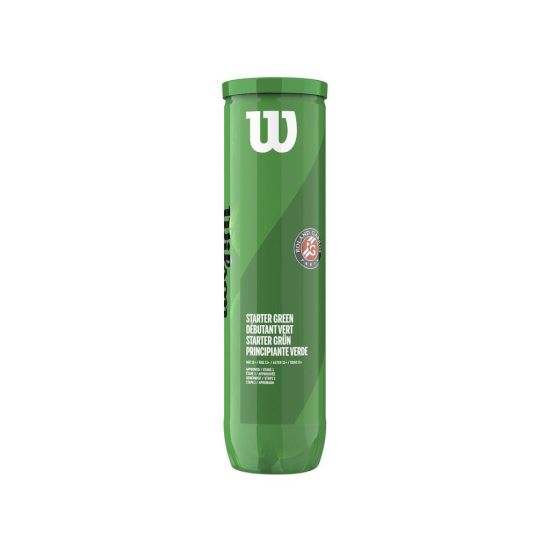 Set mingi tenis Roland Garros Starter Green Incepatori, 4 mingi/cutie