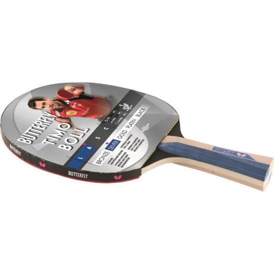 Paleta Butterfly Timo Boll Silver pentru tenis de masa, maner anatomic